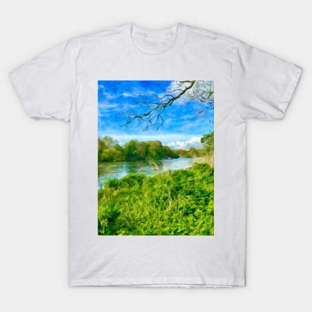 Reflections on the River T-Shirt by Pamela Storch